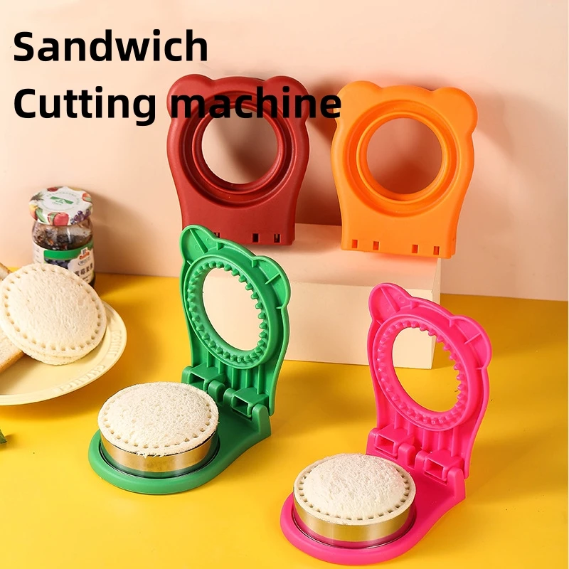 

New Stainless Steel Sandwich Cutting Mold Toast Pocket Bread Making Tool Household DIY Round Sandwich