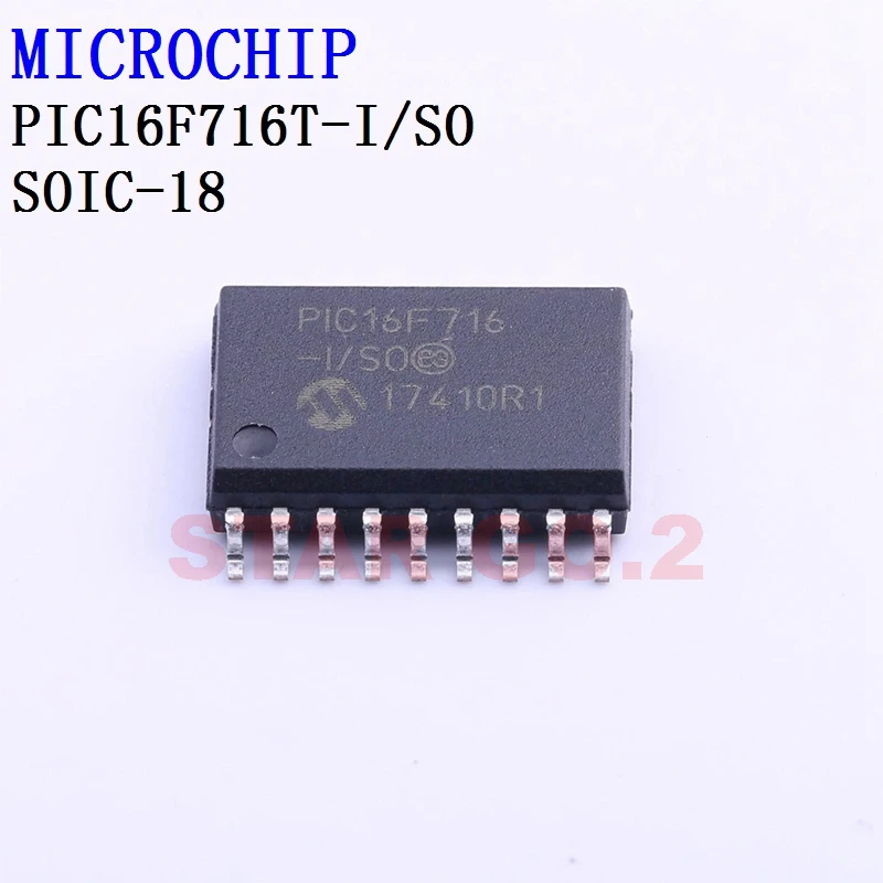 

5PCSx PIC16F716T-I/SO SOIC-18 MICROCHIP Microcontroller