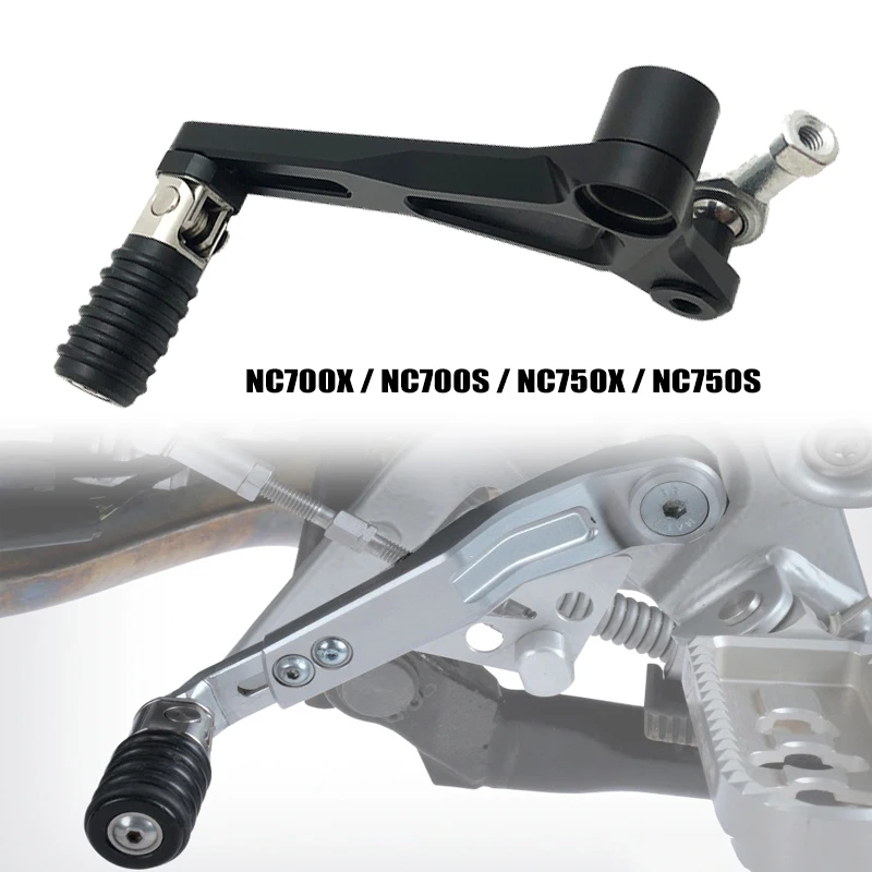 Motorcycle Aluminum NC750X Adjustable Folding Gear Shifter Shift Pedal Lever For HONDA  NC 750X NC750S NC 700X NC700S 2014-2021