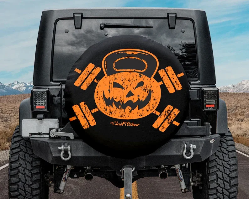 

Car Spare Tire Cover Auto Parts Custom Pattern Spare Tire Cover Tire For Off-road Vehicle Camper Truck 14 15 16 17inch