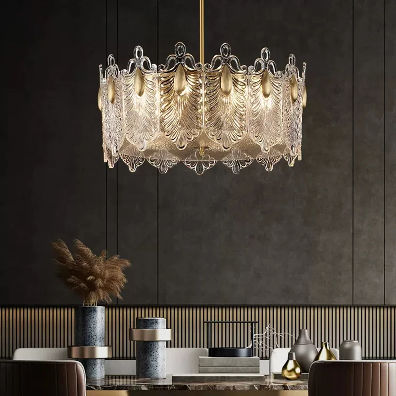 

Современные роскошные подвесные светильники в европейском стиле, медные украшения для гостиной, спальни, рождественские украшения для дома