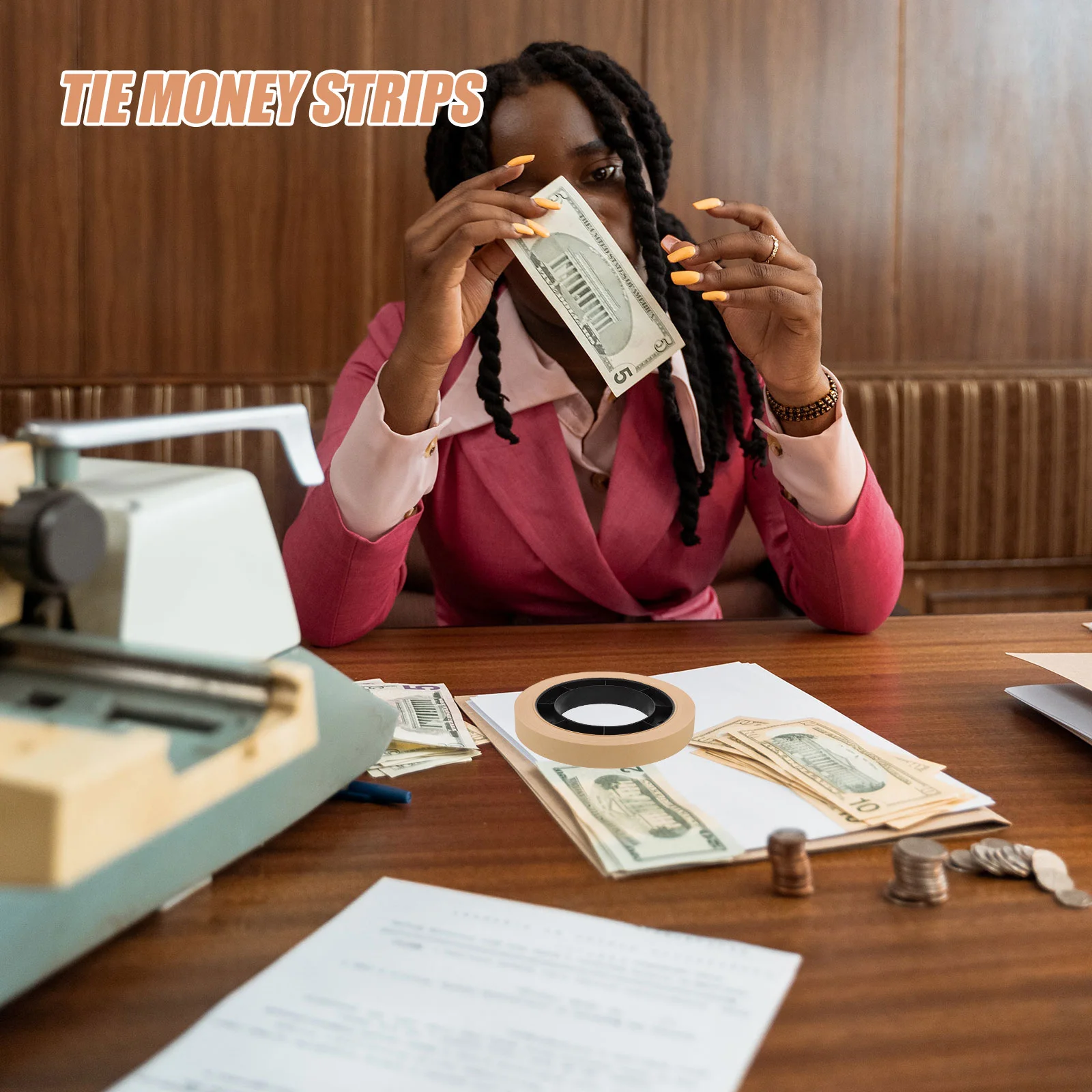 Бумага для банкнот рукава денег денежных лент органайзер ремни обертывания