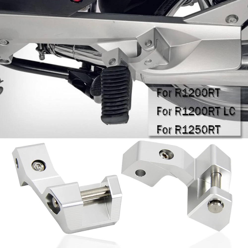 

For BMW R1200RT LC R1250GRT Motorcycle Parts Passenger footrest relocation R 1200 1250 RT Accessories Rear set foot pegs