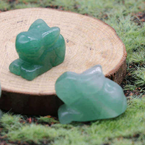 Набор из 5 фигур животных из розового кварца и аметиста