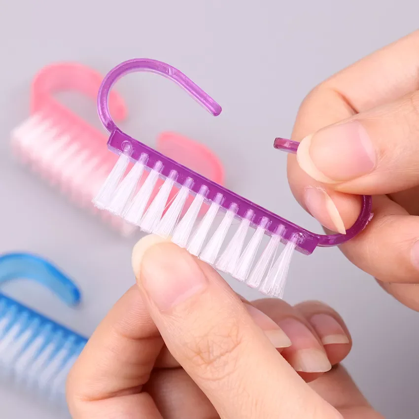 

Nail Cleaning Clean Brush Tool File Manicure Pedicure Soft Remove Dust Small Angle Clear Tools for Nail Care