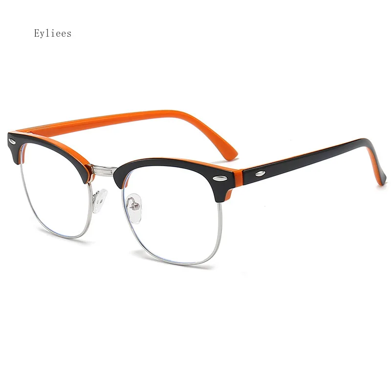 Классические полубез оправы антирадиационные очки с защитой от синего света