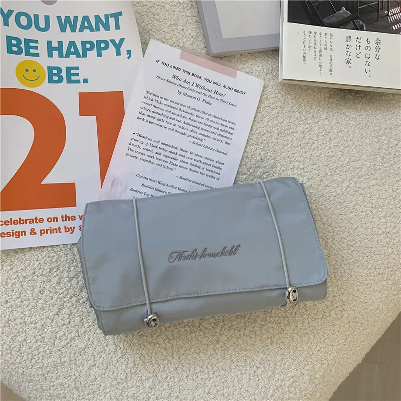 Вместительная женская Ретро сумка для хранения косметики конфетных цветов