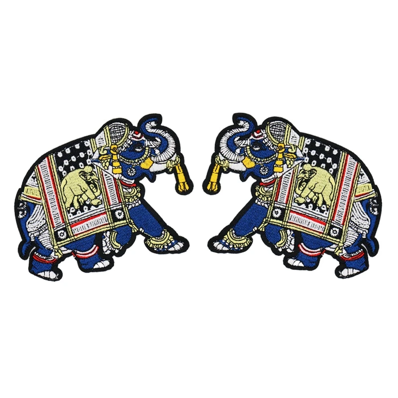 

Elephant embroidery cloth paste ethnic clothing accessories t-shirt clothes pants patch hole decorative patch with back glue