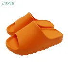 Летние шлепанцы для мужчин и женщин, модель 2021 года, крутые сандалии с мягкой подошвой, трендовые сланцы светильник жная обувь, домашние шлепанцы, большой размер 45