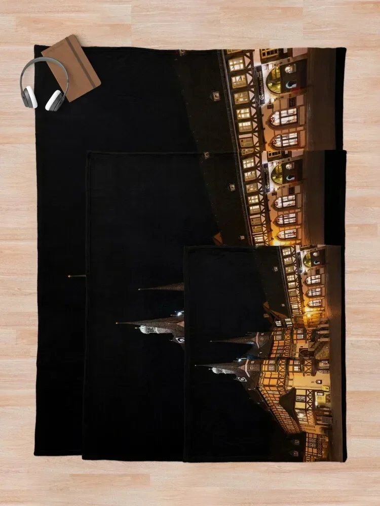 Одеяло Wernigerode Rathaus Bei Nacht идеи подарков на Хэллоуин День святого Валентина одеяла