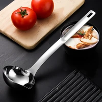 long handle hot pot soup spoon stainless steel ladle spoon hot pot oil strainer spoon scoop home restaurant dining utensil