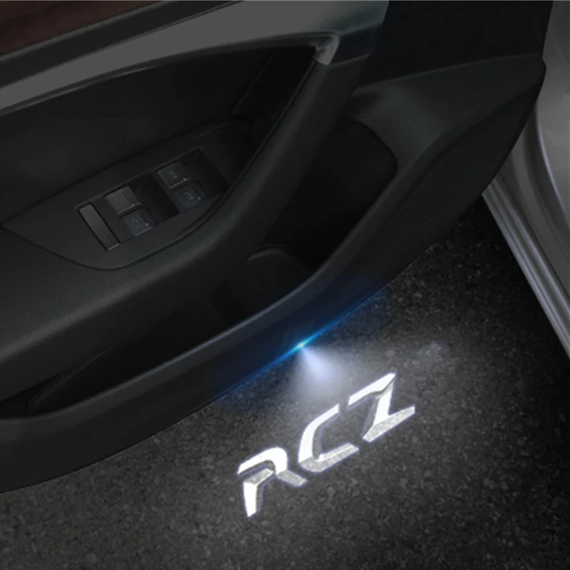 

Для Peugeot RCZ 2010 - 2016 2 шт., интерьер автомобиля, беспроводная дверь с логотипом, проектор, призрак, теневая лампа