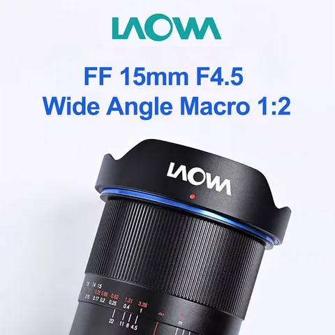 Laowa Venus Optic 15 мм F4.5 полнокадровый широкий макрообъектив 1:2 с фиксированным фокусом MF/AF для Sony A6000 Nikon Z50 Canon R5