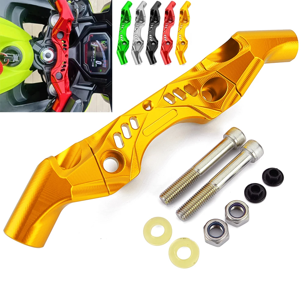 

For Kawasaki Ninja 650 2017-2022 Top Triple Handlebar Adapter Motorcycle Front Top Fork Upper Triple Tree Clamp Holder
