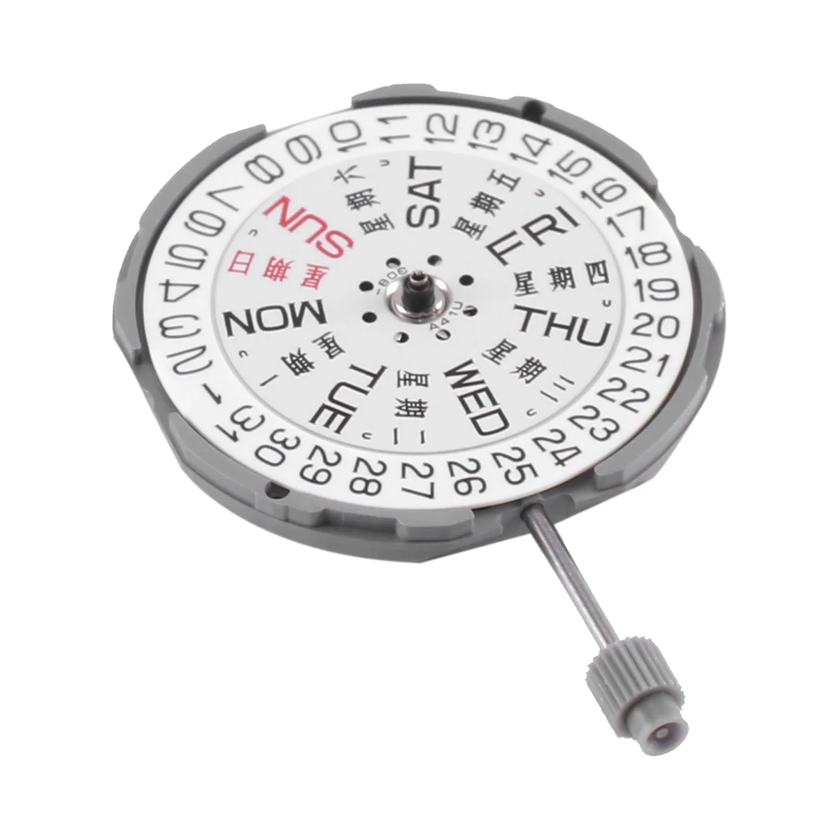 Металлический кварцевый часовой механизм с 3 стрелками и датой запасные части