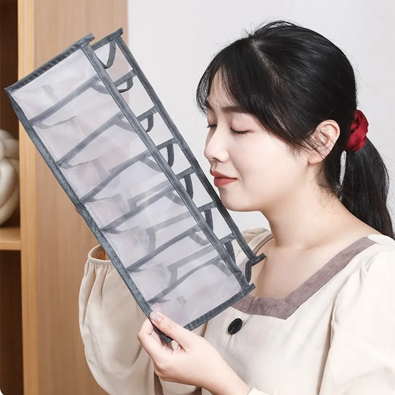 

Practical Closet Organizer Drawer Divider For Jeans Underwear Socks Storage Box Pants Foldable Washable Storage Organizer for Cl