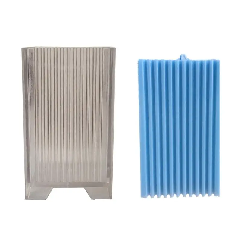 

DIY Candle Plastic Mold Making Square Serrated Acrylic Candle Mold Aromatherapy Soap Mold Home Decoration