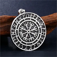 viking odin rune peugeot stainless steel pendant necklace viking rune titanium steel men and women necklace jewelry