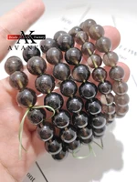 4a natural meteorite stone quartz single lap necklace for women girl birthday gift fresh bracelets fashion jewelry 8 12mm