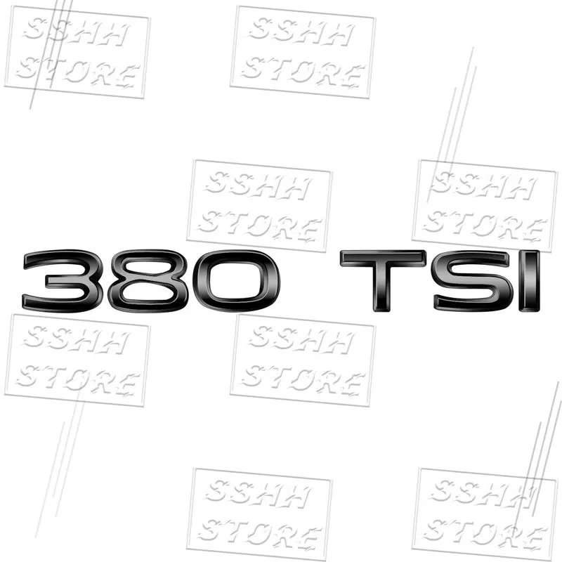 

3D металлический автомобильный Стайлинг 230 280 300 330 380 TSI эмблема заднего багажника Наклейка для Volkswagen Passat MK7 MK6 Jetta Polo 5 6 Tiguan Декор