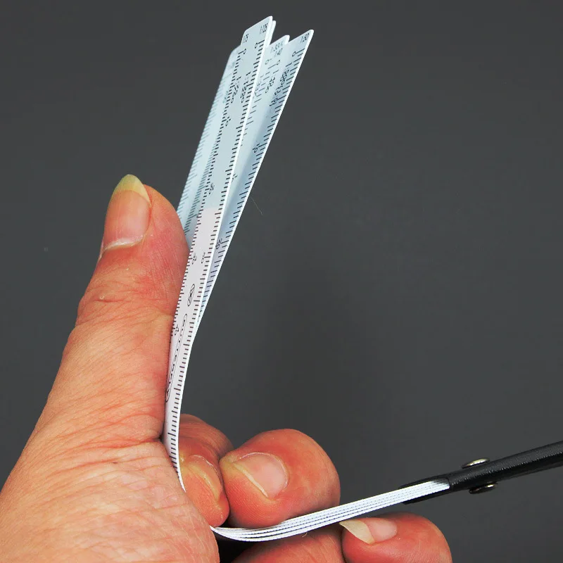 Веерообразная веерная шкала студенческая карта линейка для рисования