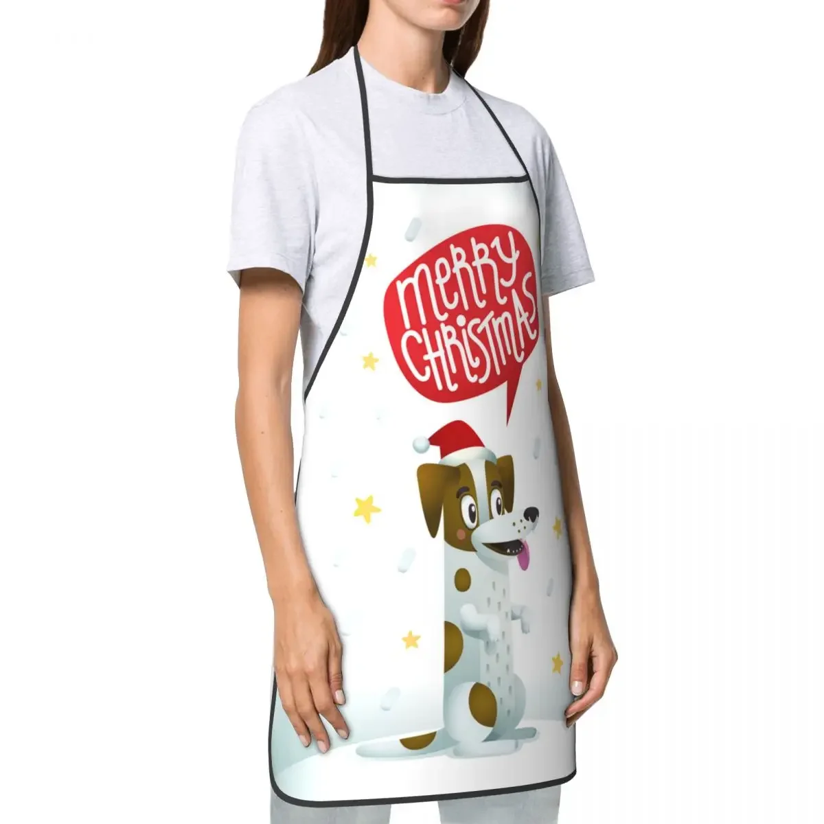 Рождественский фартук Джека Расселла терьера на заказ для мужчин и женщин