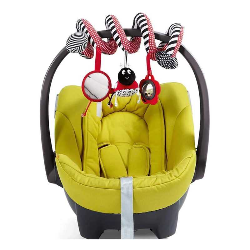 

Educational Toddler Toys Baby Plush Animal Rattle Mobile Infant Stroller Bed Crib Spiral Hanging Toys for Baby Toys 0-12 Months
