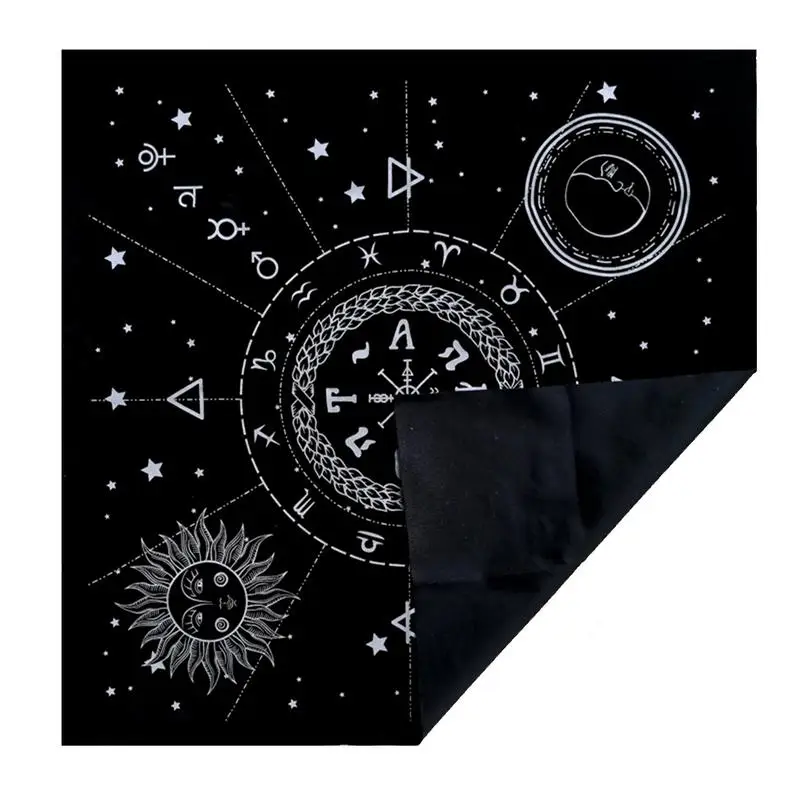 

Tarot Special Tablecloth Astrology Tarot Divination Tarot Cloth 49*49 Cm