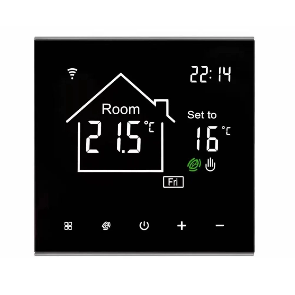 

None Thermostat Thermostats Heating IP20 Programmable Room Thermostat Smart Touch Buttons WLAN Wifi Thermostat