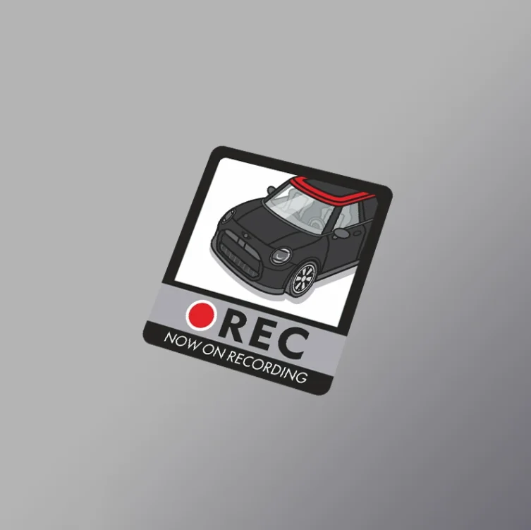 Авто-стикер REC NOW on Виниловая лента для мотоцикла фототехники грузовика авто