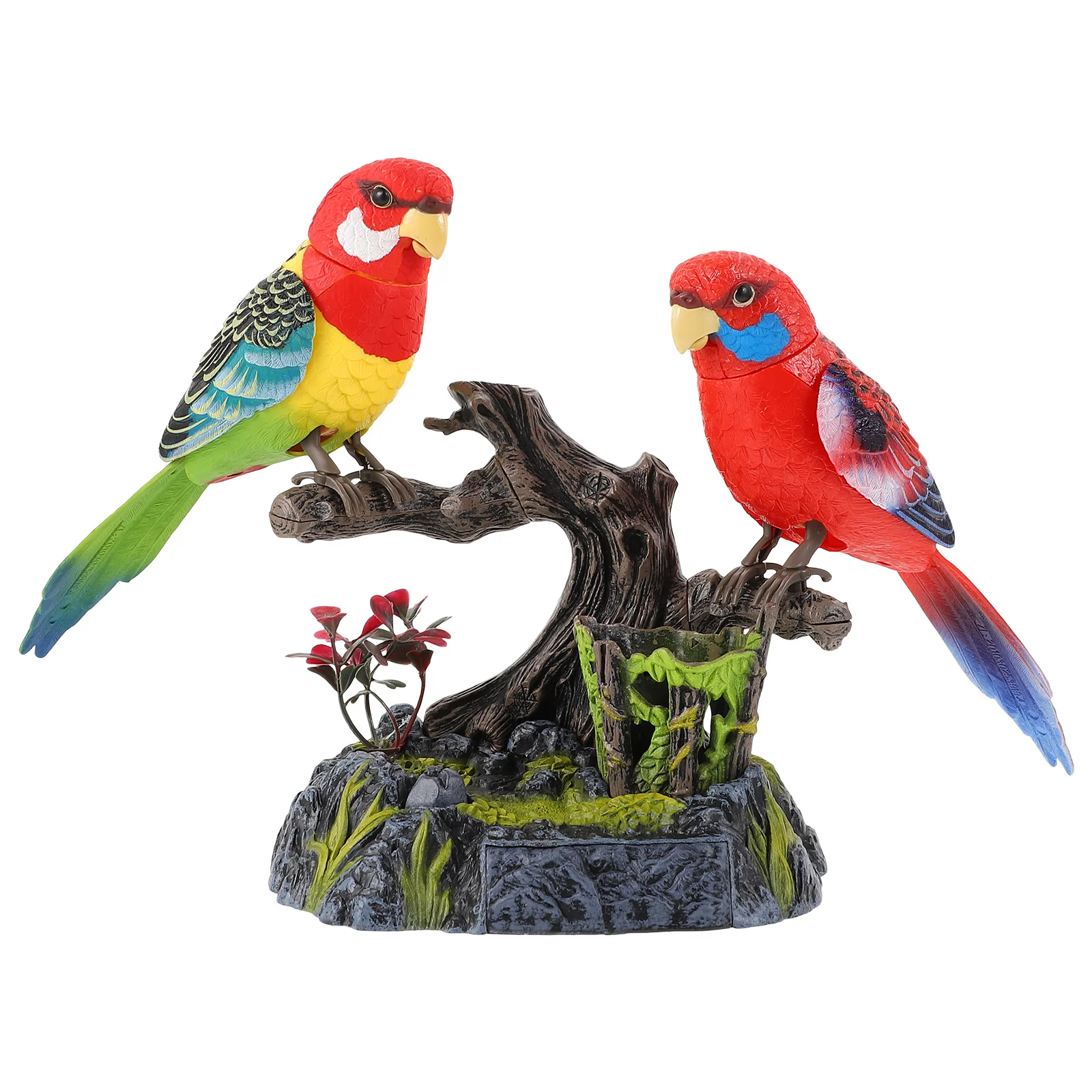 

Parrot Voice Control Toy Desktop Bird Learning Good Helper Educational Household Decoration Talking Recording