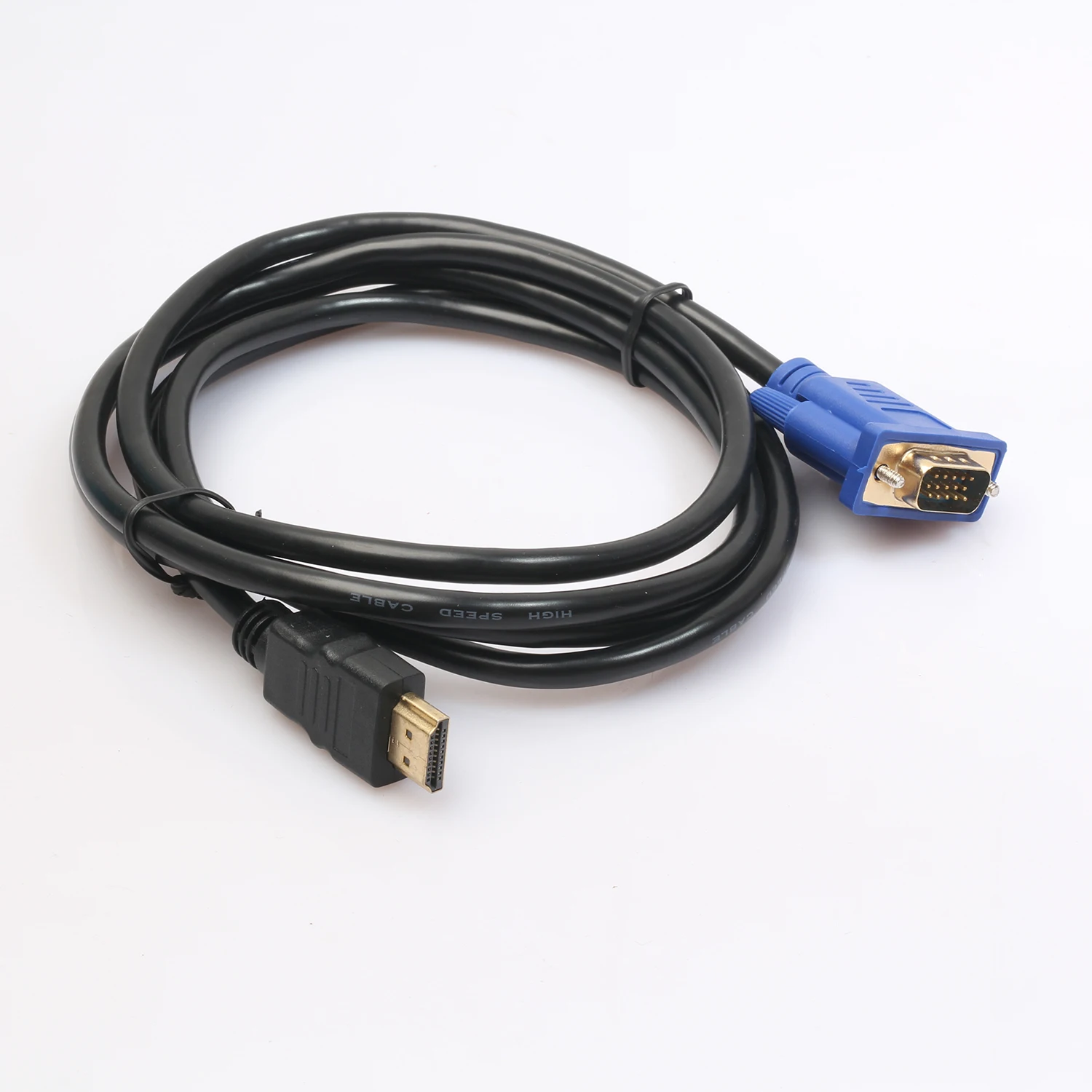 

5 Meters HD Video Adapter Cable HDMI-compatible Male To VGA Male Cable HDMI-compatible