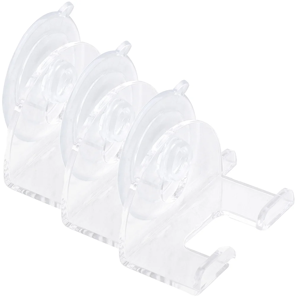 

Hookssuction Holder Shaver Bathroom Cup Hangeracrylic Wallhook Bathrobestick Window Loofah Hangers Glass Vacuum Coat Shelf Rack
