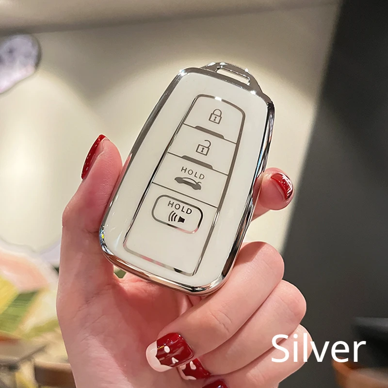 Чехол из ТПУ для автомобильного ключа с дистанционным управлением для Toyota Prime RAV 4 2019- 2023 RAV4 XSE 2022 2023 Corolla Hybrid Highlander Prius 2018 CHR 2022