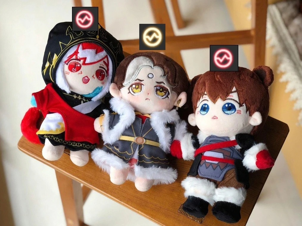 

Anime Final Fantasy XIV Emet-Selch FF14 Cospaly New 20CM Cotton Doll Plush Toys Stuffed Soft Doll Cute Christmas Gifts