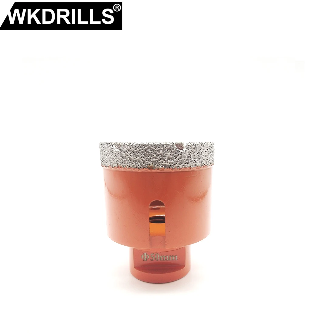 

2pcs 50mm M14 Dry Vacuum Brazed Diamond Drilling Core Bit Ceramic Tile Hole Saw Marble Drill Bit with 10mm diamond height