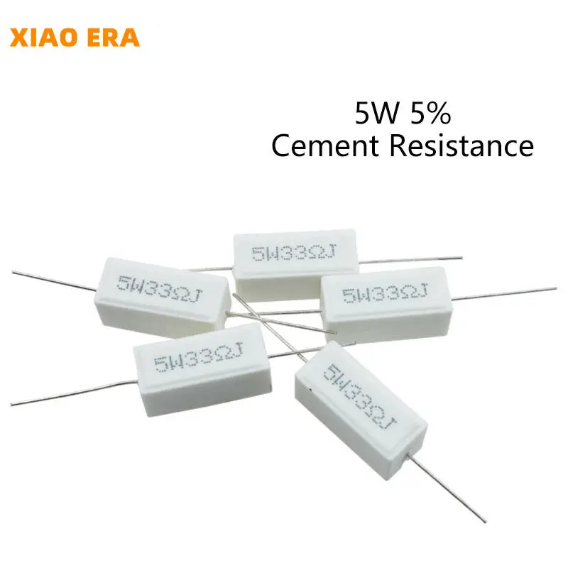 

Керамический цементный резистор 5 Вт, 5% Ом, 0,1r, 0,5r, 1R, 2R, 3R, 4,7r, 10R, 20R, 50 ом, 100 Ом, 6,8 k, 10k, 12k, 100k, 10 шт.