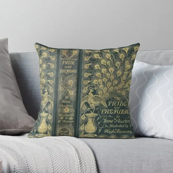 

Pride And Prejudice Original Cover Printing Throw Pillow Cover Fashion Bedroom Throw Cushion Home Hotel Pillows not include