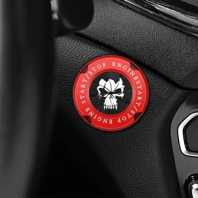 

Модификация интерьера автомобиля одна кнопка запуска переключатель зажигания вращающаяся Защитная крышка для мотоцикла старт кольцо декор для автомобилей