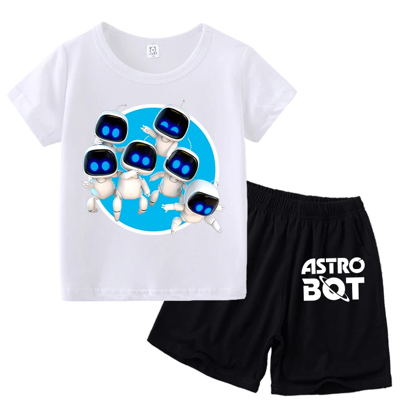 2 шт. футболка Astro Bro брюки костюм для детей летняя рубашка с короткими рукавами и