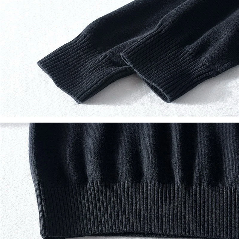 Мужской повседневный кардиган на молнии теплый свитер из 100% хлопка повседневное