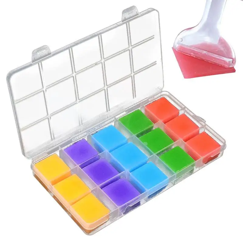 Драгоценный камень искусство воск DIY картина с органайзером коробка 90 шт.