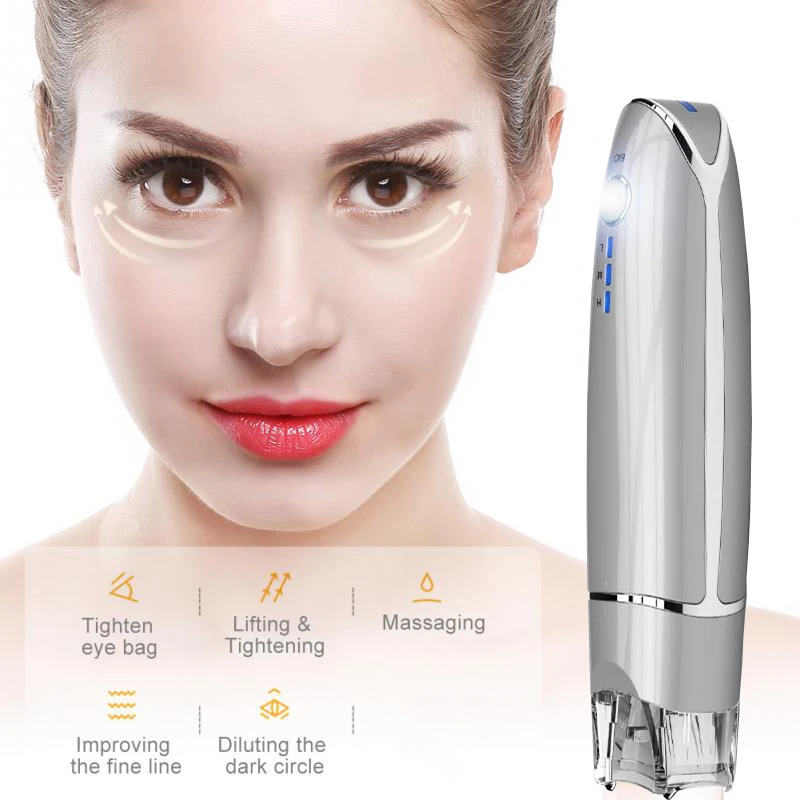

Eye Massage Mini Beauty Machine Face Lifting Device Remove Wrinkles Dark Circles Puffiness Relaxation EMS Eye Massager