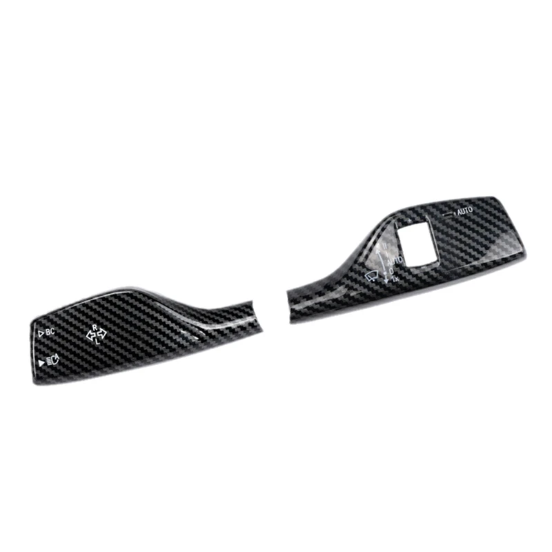 

Car Turn Signal Windshield Wiper Lever Switch Cover Decor Sticker Trim For-BMW 3 5 7 Series G20 G30 G11 G12