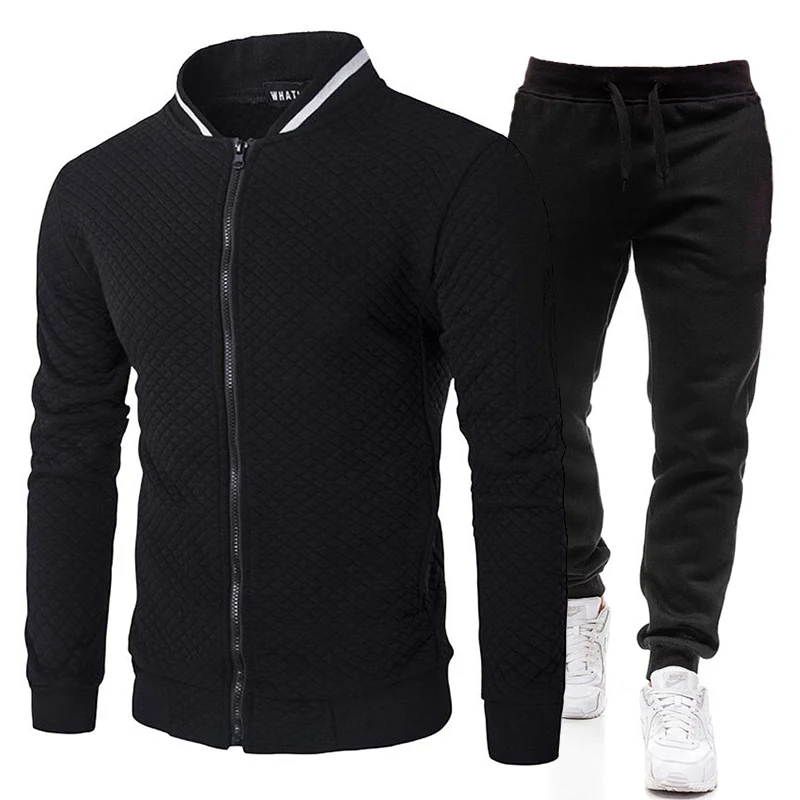 

Men's Casual Cardigan Zip Sweatshirt Solid Color Stand Collar Jacket Suit Street Jacket Fashion Men's V-Neck Suit