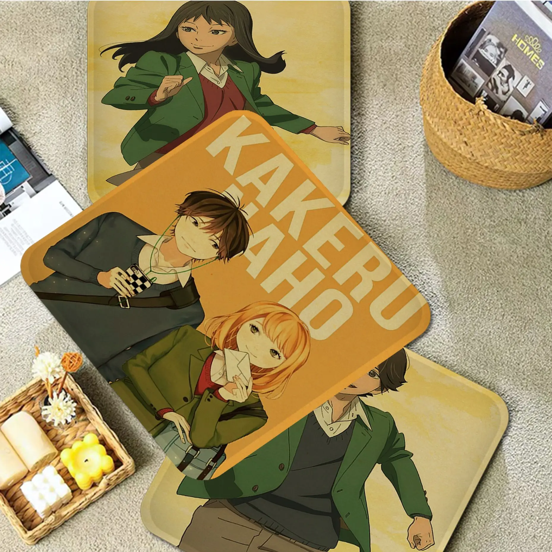 

ORANGE Art Sofa Mat Dining Room Table Chair Cushions Unisex Fashion Anti-slip Chair Mat Pad