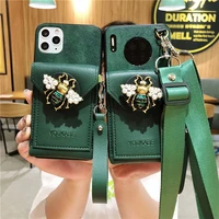creative wallet card slot leather phone case for iphone 11 12 13pro max x xs xr 6 7 8plus original iphone case