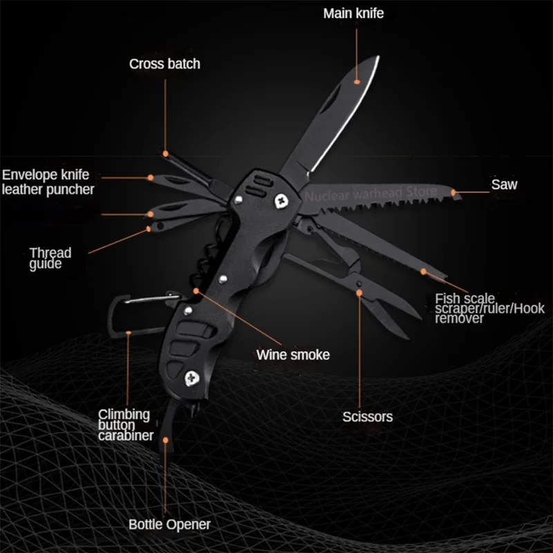 Новый многофункциональный складной швейцарский армейский нож портативный