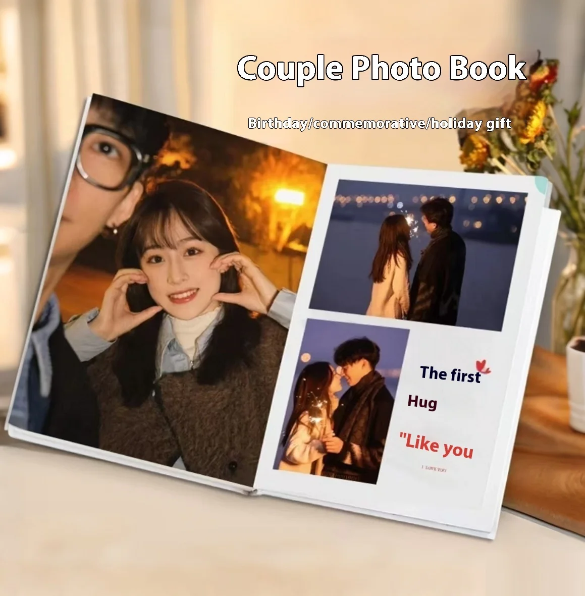 QIAds Фотокнига Индивидуальные фотографии Сделайте книгу для пары подруги ребенка