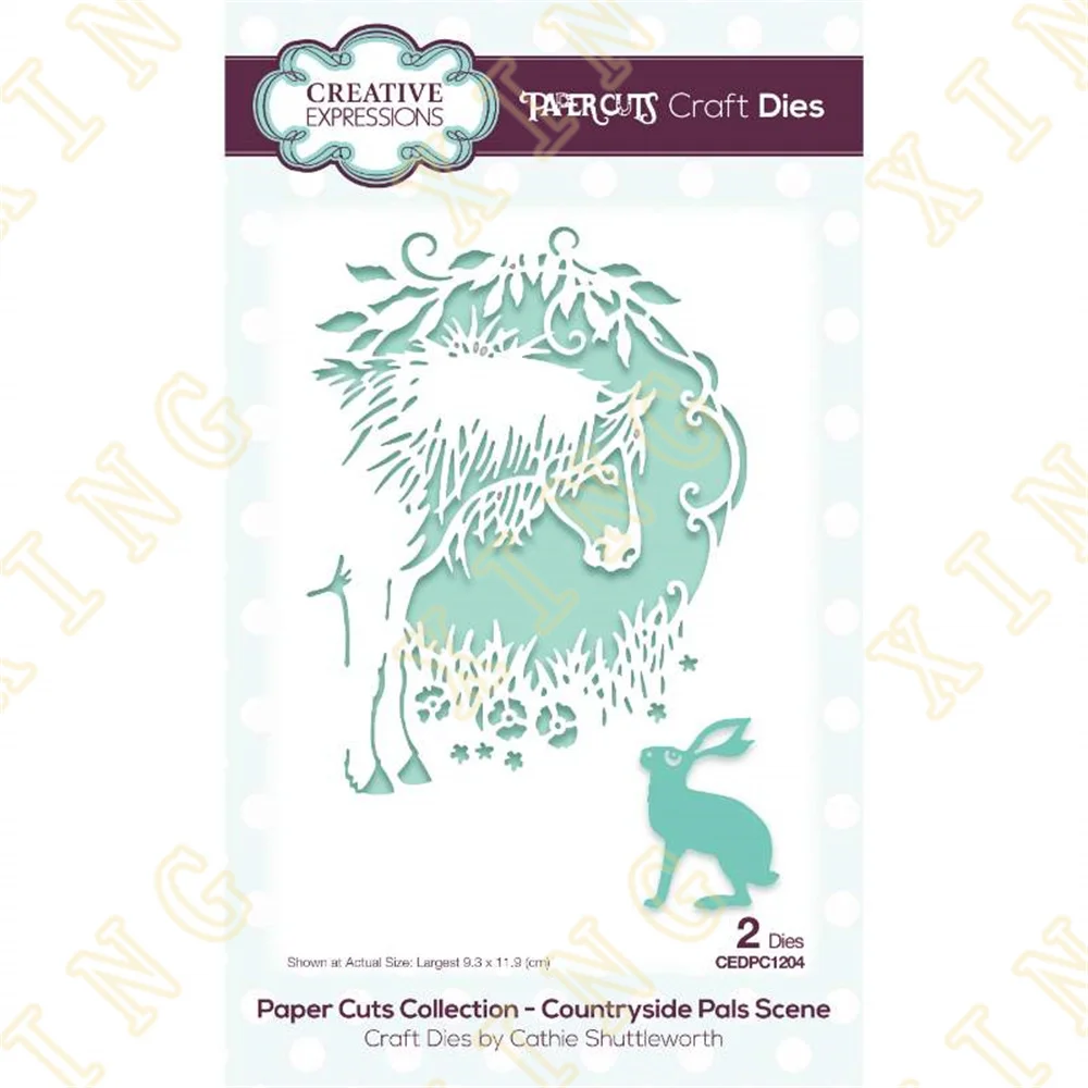 

Countryside Pals Metal Craft Cutting Dies Diy Scrapbook Paper Diary Decoration Card Handmade Embossing New Product for 2022